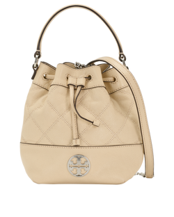 Mini Willa Bucket Bag, Leather, Beige, MIC, S, 2*